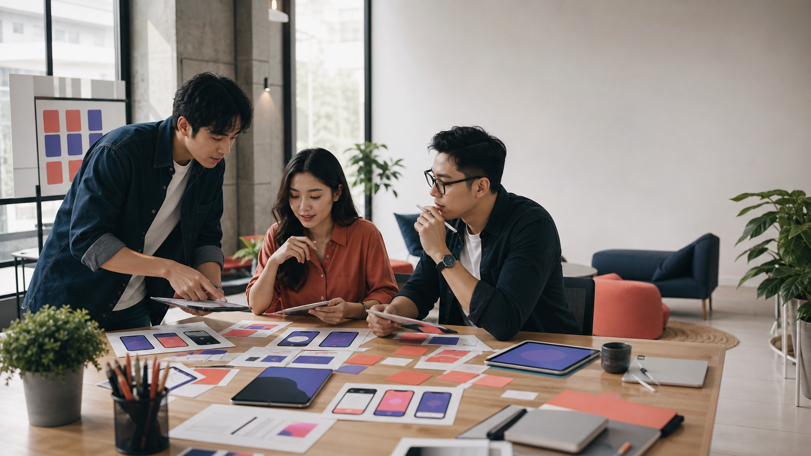 Peserta Pixeldrove belajar UI/UX Design